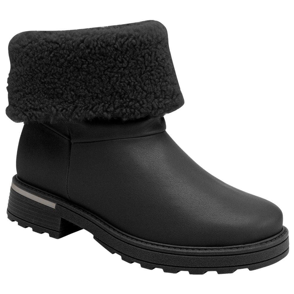 Bota Forrada Piccadilly 735013-1 Feminina - Preta