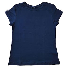 Blusinha Basica Feminina Viscolycra Premium Lunelli Gola U Manga Curta Marcia Piovan