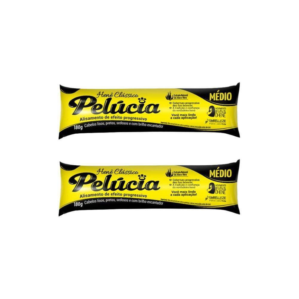 Hene Pelucia Medio 180g - Kit C/ 2un