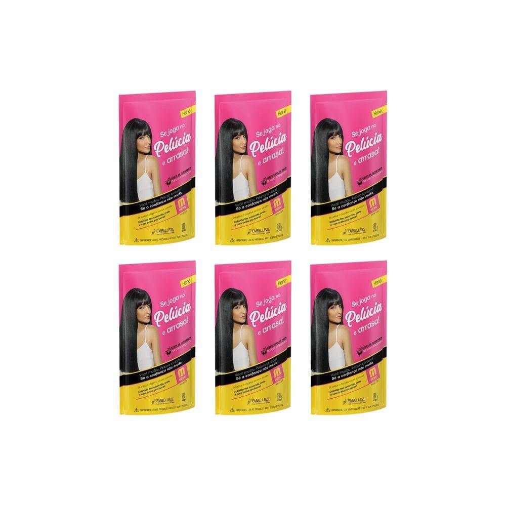 Hene Pelucia Pouch 180g Medio - Kit C/6un