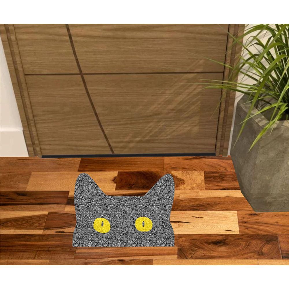 Tapete Capacho Rosto do Gato no Formato