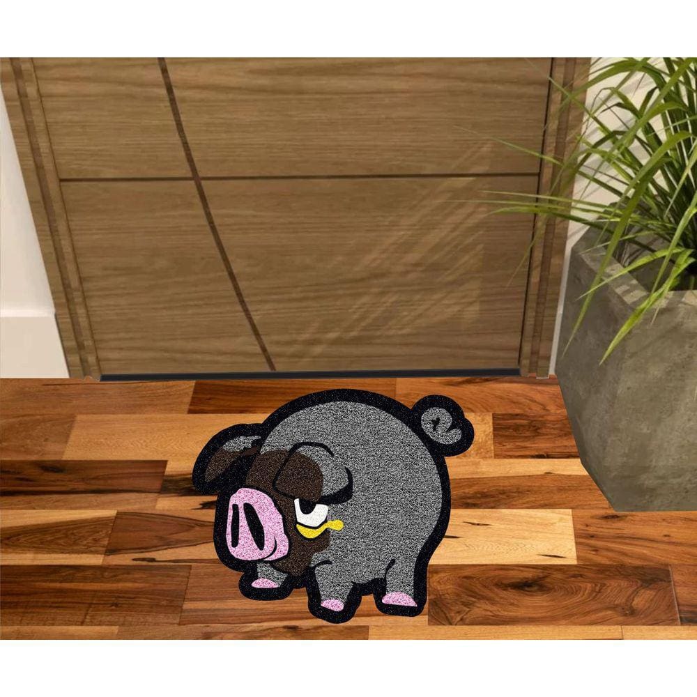 Capacho Personalizado Porquinho Formato