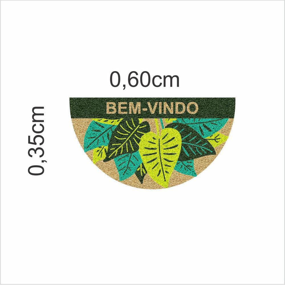 Tapete Capacho Bem Vindo Jardim Botânico