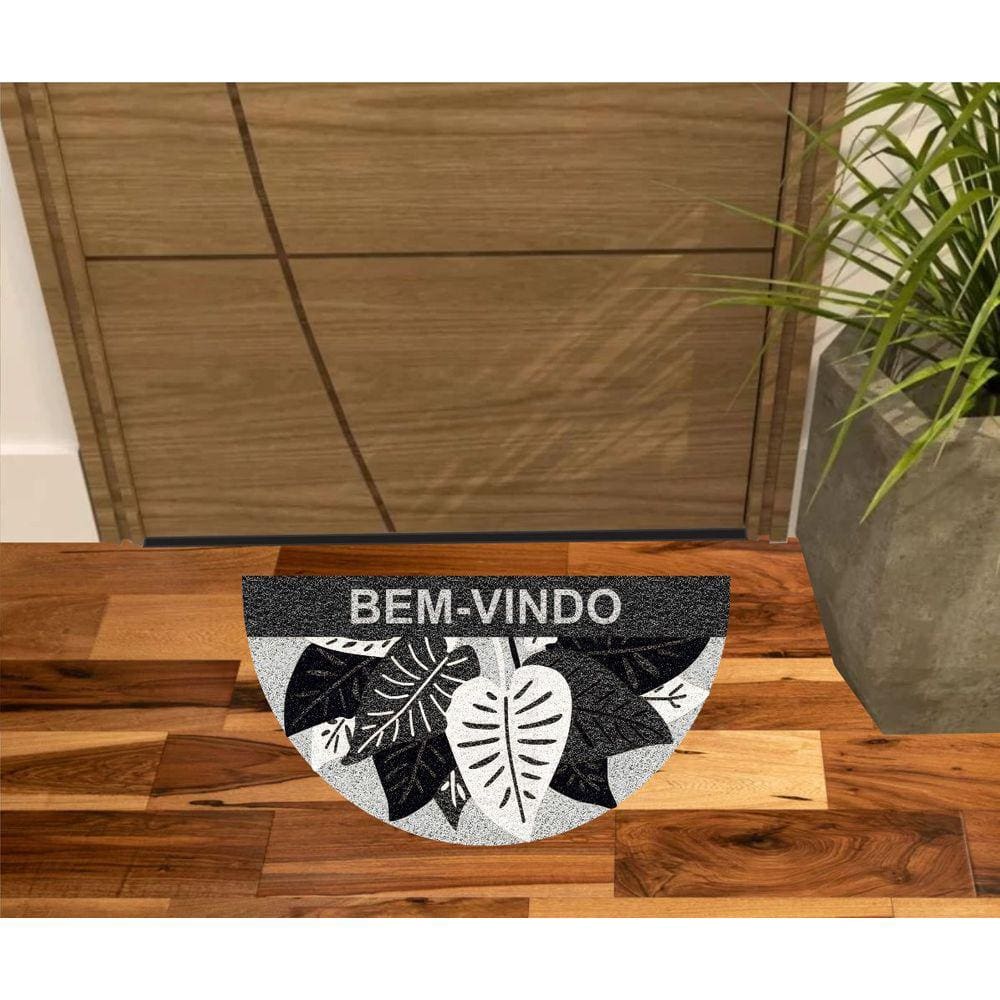 Tapete Antiderrapante Bem vindo Plantas 0,60 X 0,35 cm