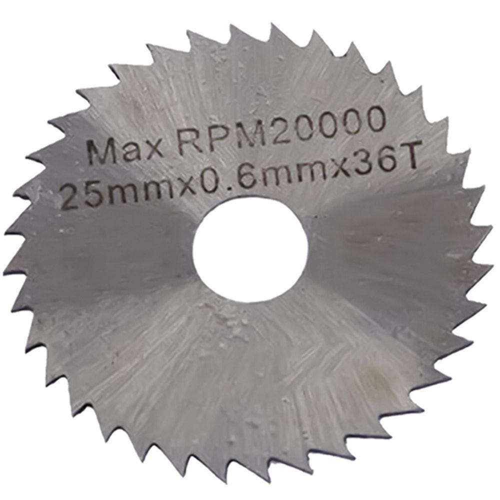 Disco Lâmina De Serra 25Mm Hss 36 Dentes Para Micro Retífica
