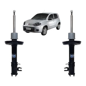 Amortecedor Esquerdo+Direito Nakata Fiat Uno Attractive Dianteiro (Sem Barra Estabilizadora)