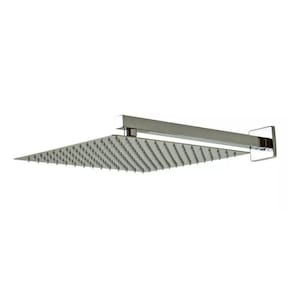 Ducha Chuveiro Slim 30X30 Cromado Com Braço 36Cm