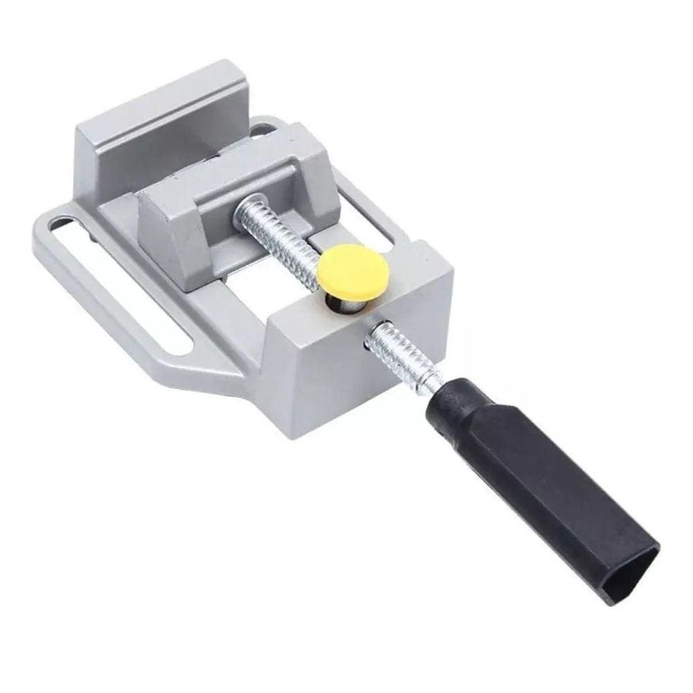 Morsa Sargento Para Furadeira Torno Bancada Em Alumínio 70Mm