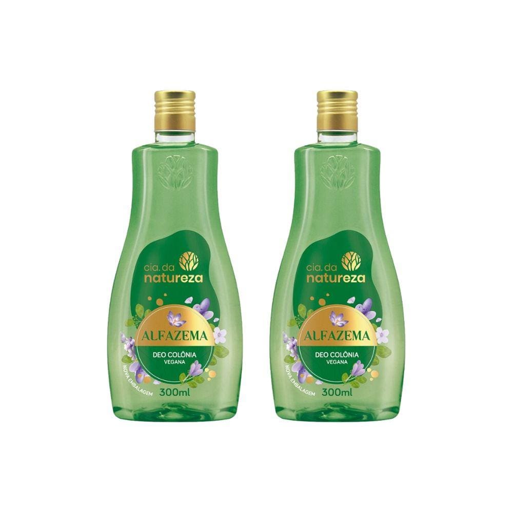 Colonia Cia da Natureza Alfazema 300ml - Kit C/ 2un