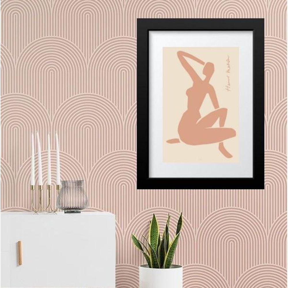 Quadro Matisse Coral Nude - 60X48Cm