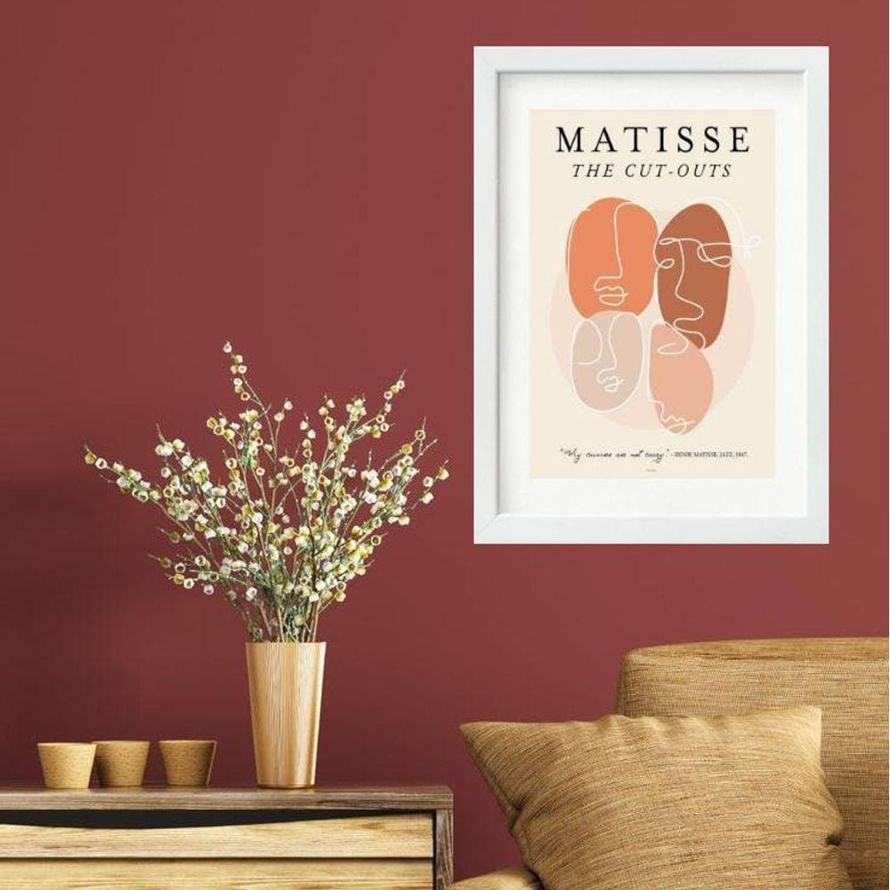 Quadro Matisse Terracota Jazz - 60X48Cm