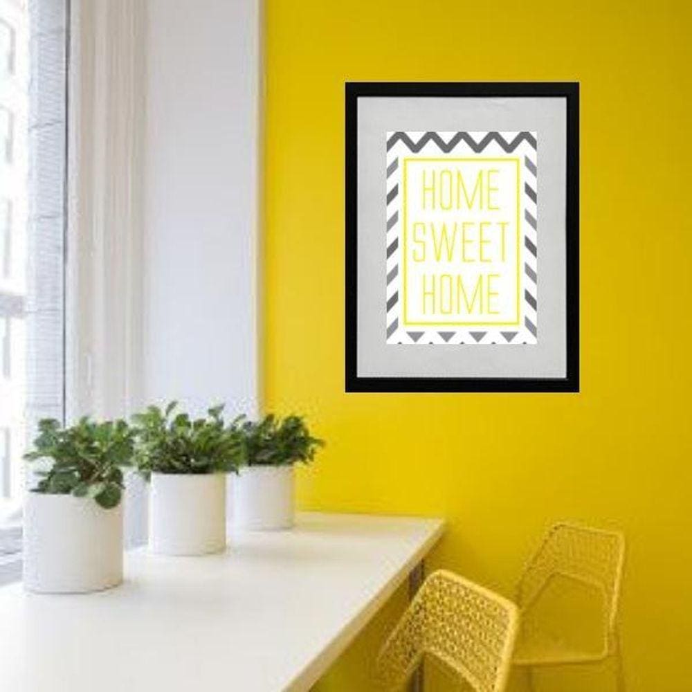 Quadro Home Sweet Home - 60X48Cm