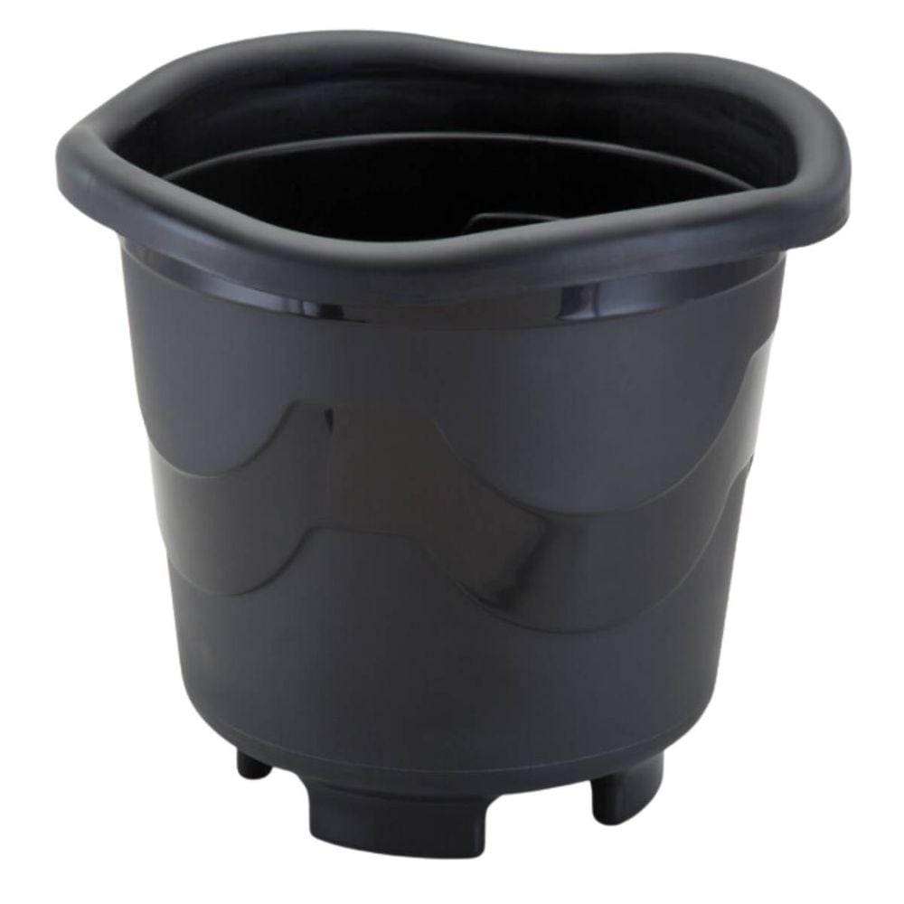 Vaso Plástico Redondo Extra Grande (26L) Preto INJEPLASTEC