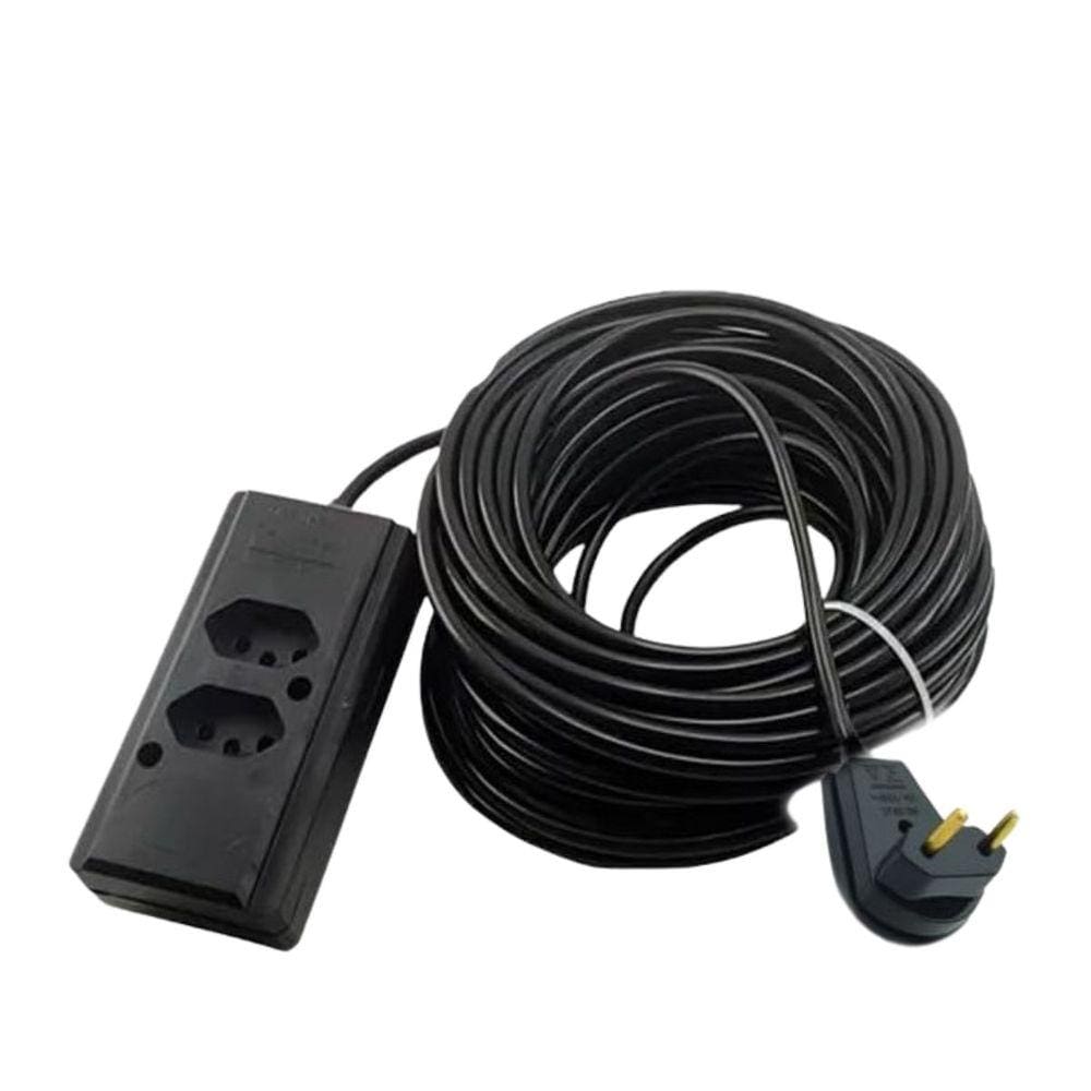 Extensão Elétrica 15 Metros cabo Pp 2x2,5mm Dupla Reforçada