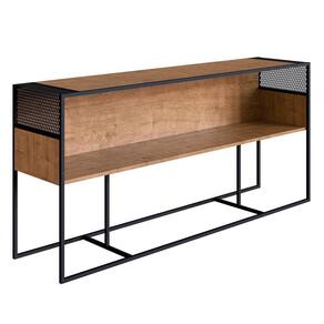 Aparador com Nicho New Vermont e Preto 160 cm - D`Rossi