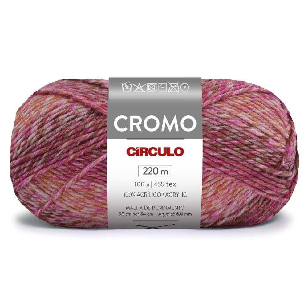 Lã Cromo 100 Gramas com 220 Metros - Circulo