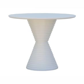 Mesa De Jantar Apollo Tampo Redondo ø100 Branco