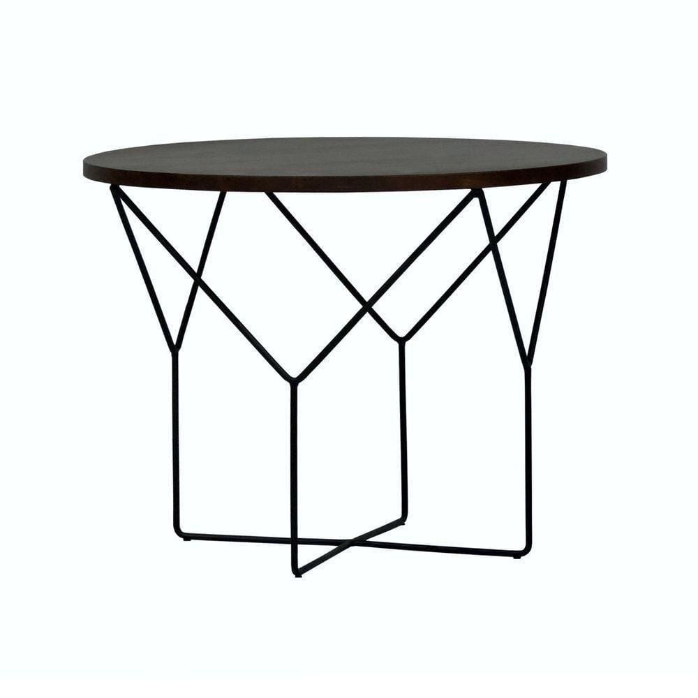 Mesa De Centro Yap Preto-pinhão