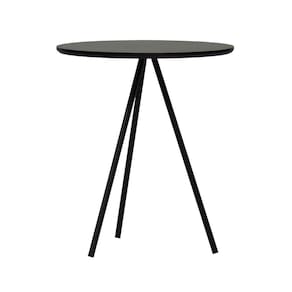 Mesa Lateral Redonda Trilegal ø420x530 Preto