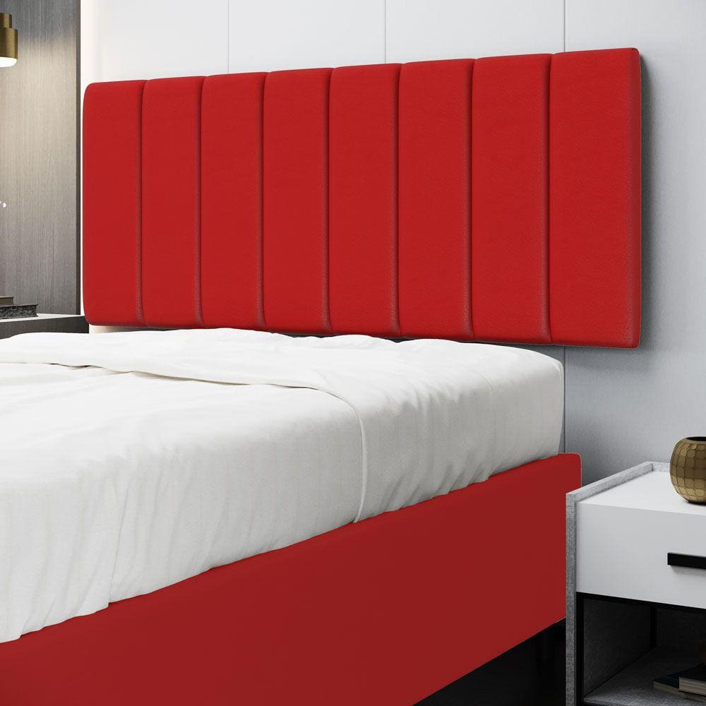 Painel Nashira 160 / A-020 Couro Vermelho