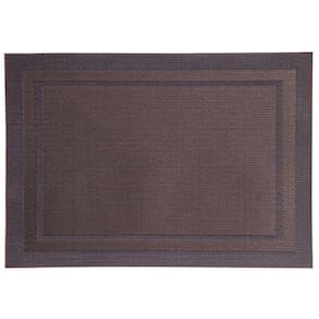 Jogo Americano Retangular Vizapi 28x43cm Flórida Preto