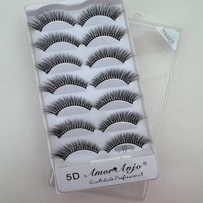 Cartela De Cílios Postiços 5D 19 7Pares - Amor Anjo