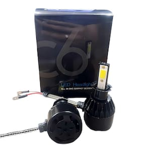 Par Lâmpadas Ultra Led Full H3 C6 Super Branca