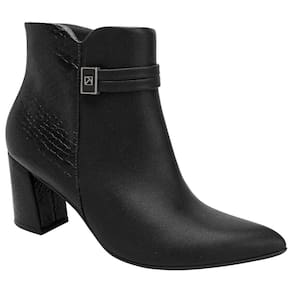 Bota Salto Grosso Piccadilly 745209 Feminina - Preta