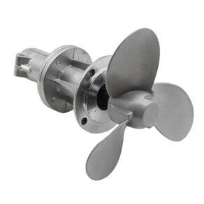 Helice Rabeta Motor Popa Para Roçadeira Tubo 26mm Eixo 9t