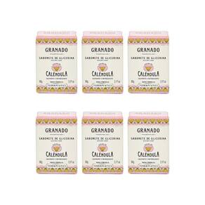 Sabonete Granado 90G Glicerina Calendula-Kit C/6Un