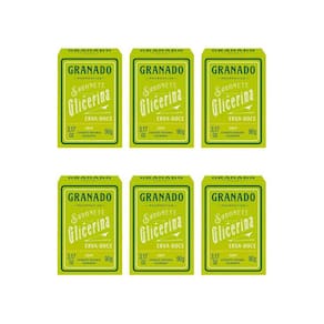 Sabonete Granado 90G Glicerina Erva Doce-Kit C/6Un