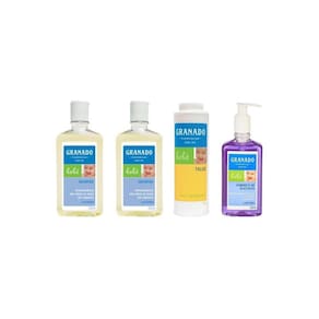 Kit Granado Babe Lavanda Shampoo+Cond+Talco+Sab Liq