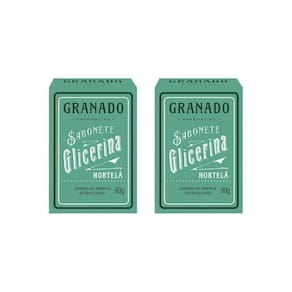 Sabonete Granado 90G Glicerina Hortela-Kit C/2Un