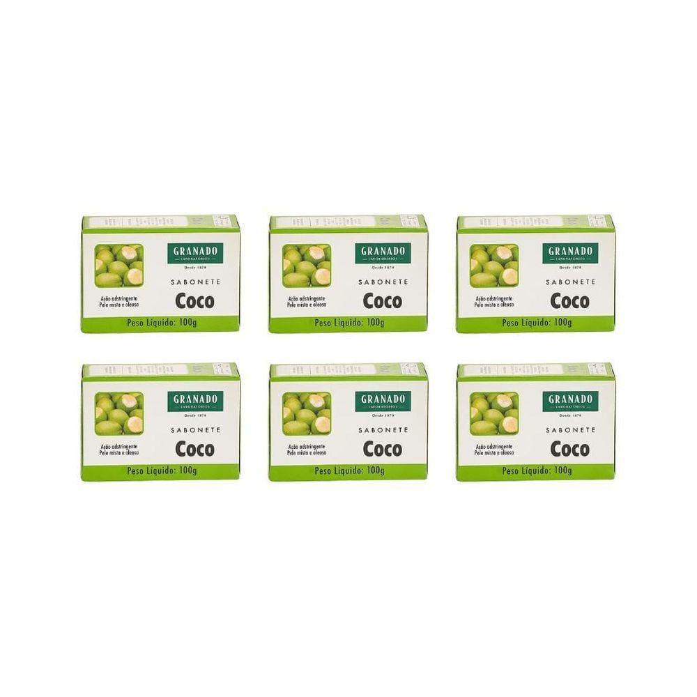 Sabonete Granado 100G Coco-Kit C/6Un