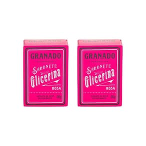 Sabonete Granado 90G Glicerina Rosa-Kit C/2Un
