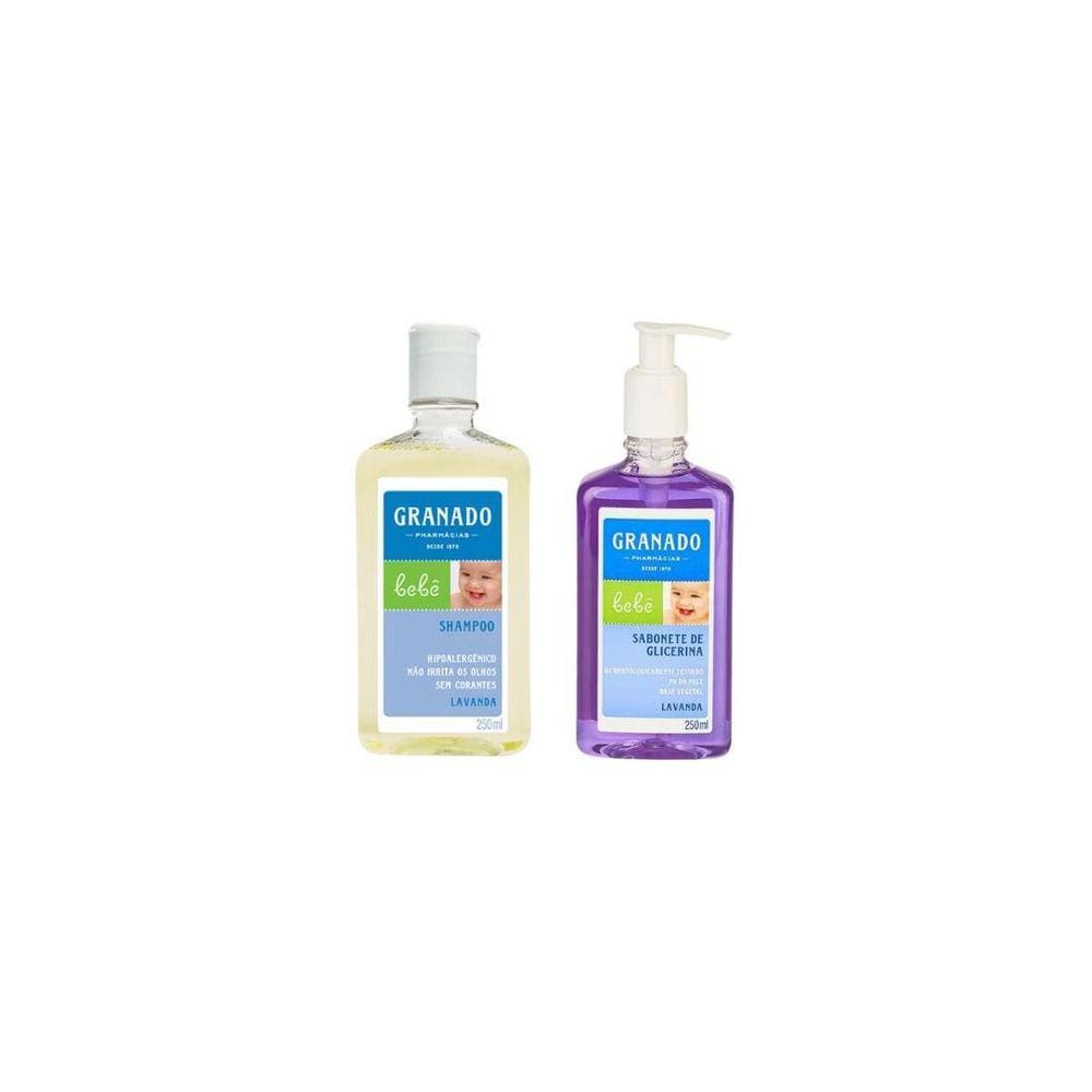 Shampoo Granado Bebe 250Ml Lavanda + Sabonete Liquido