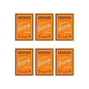 Sabonete Granado 90G Glicerina Amendoa-Kit C/6Un