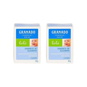 Sabonete Granado Baby 90G Lavanda-Kit C/2Un