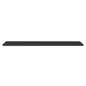 Prateleira Flutuante Para Sala com Suporte Invisível 68x20cm Yara Preto - Lumil