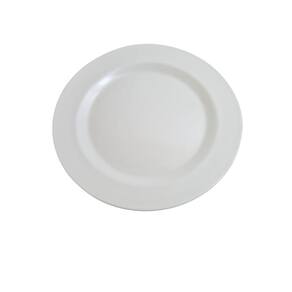 Prato Redondo Melanina Branco Refeição Festa 22Cm Kit 30Un