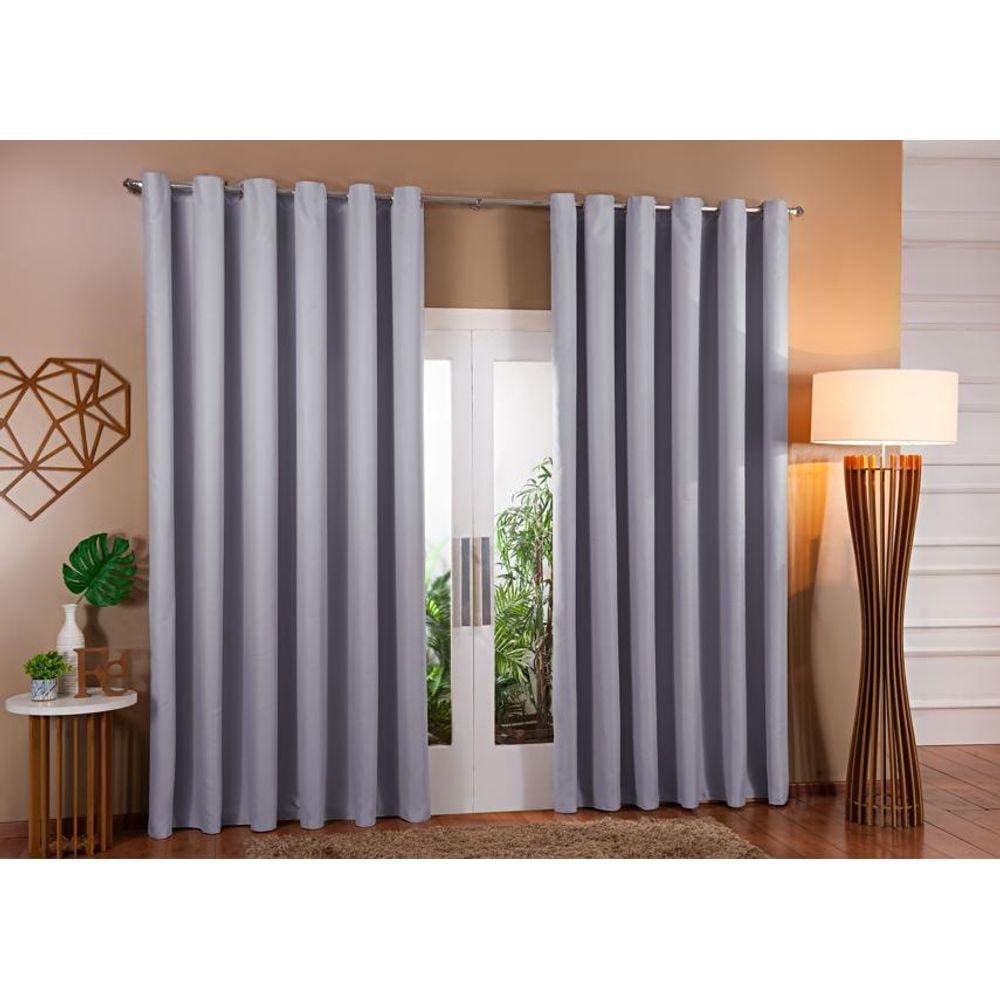 Cortina Blackout Em Tecido Corta Luz 8,00 X 2,80 Sala E