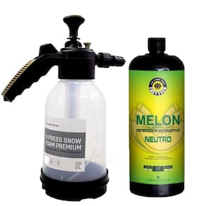 Pulverizador X-Press Snow Foam 2 Litros Waxtreme + Lava Auto Melon 1,5L EasyTech