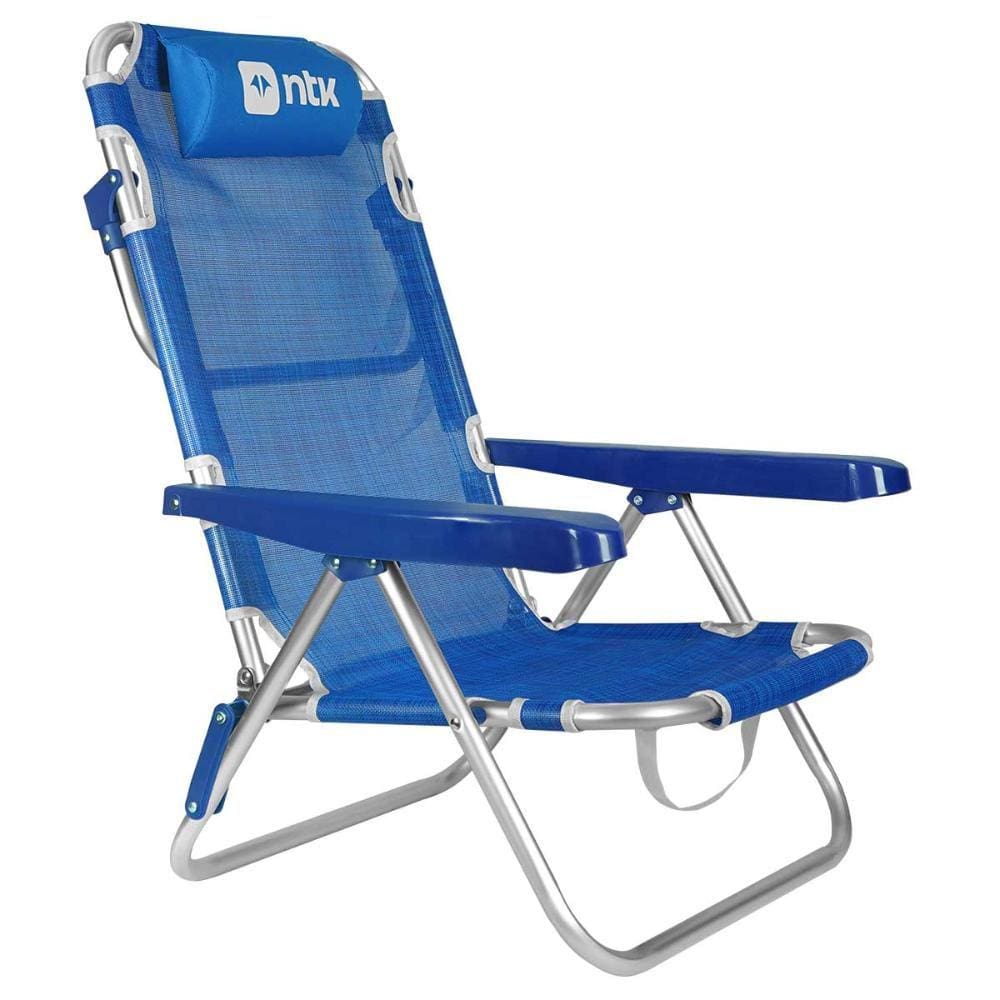 cadeira portatil NTK Verão Azul p/ Praia