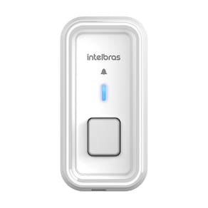 Campainha Sem Fio Intelbras CIB101 Com Bateria Branca Bivolt