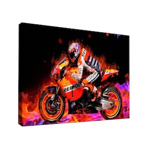 Quadro Acelerando A Ritmo De Fogo -- Br Artes