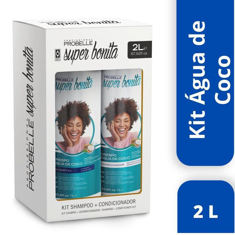 Pack Shamp. + Cond. -2 Litros - Super Bonita - Probelle