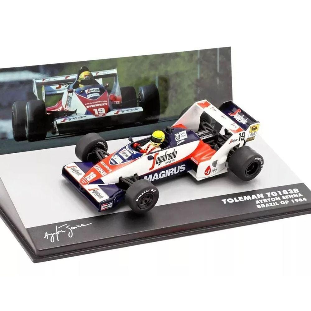 Miniatura F1 Toleman Tg183b Ayrton Senna | Casas Bahia