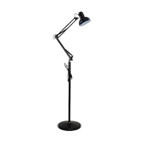 Luminaria Abjaur Articulada Chao Metal Lustre Flexivel 190cm