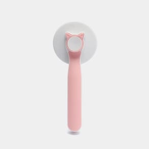 Escova Removedora De Pelos Massageadora Gatos Cachorros Pets - Rosa