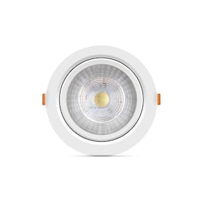 Spot De Led Embutir Elgin Ecospot Mr11 Redondo 3w Bivolt 6500k Luz Fria
